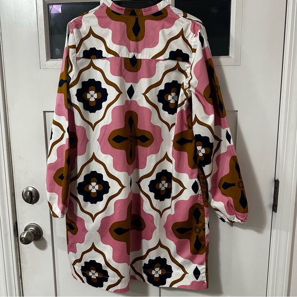 Boden Pink and Purple Patterned Dress - Picture 8 of 12